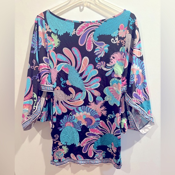 TRINA TURK Colorful Swim COVER UP S